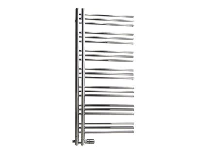 Otopné těleso / radiátor / topný žebřík: SAPHO DORLION otopné těleso 500 x 1200 mm, chrom 1130-11 od značky Sapho. Série: Dorlion. Šířka: 500 mm. Výška: 1200 mm. Výkon: 378 W. Barva: Chrom. Materiál: Ocel. Možnost vytápění: Kombinované vytápění. Doporučená topná tyč o výkonu: 300 W. Doporučené umístění: Koupelna. Rozměry (šxv): 500 x 1200 mm. Rozteč připojení 50 mm: Nesymetrické (na bok). Rozteč připojení přesně: 50 mm. Styl: Designový. Tvar: Designový, Tvar E. Připojení: Středové připojení.