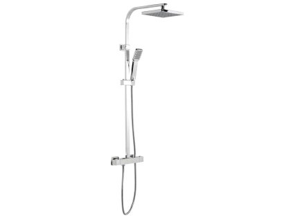 AQUALINE JANE sprchový sloup s termostatickou baterií, hranatý, chrom 1202-10