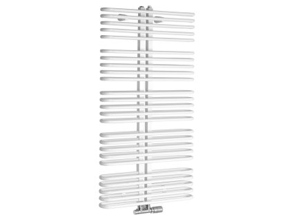 Otopné těleso / radiátor / topný žebřík: SAPHO ASTRA otopné těleso 600 x 1170 mm, 850 W, bílá AS514 od značky Sapho. Série: Astra. Šířka: 600 mm. Výška: 1170 mm. Výkon: 850 W. Barva: Bílá. Materiál: Ocel. Možnost vytápění: Kombinované vytápění. Doporučená topná tyč o výkonu: 800 W. Doporučené umístění: Koupelna. Rozměry (šxv): 600 x 1170 mm. Rozteč připojení 50 mm: Symetrické (na střed). Rozteč připojení přesně: 50 mm. Styl: Designový. Tvar: Designový. Připojení: Středové připojení.