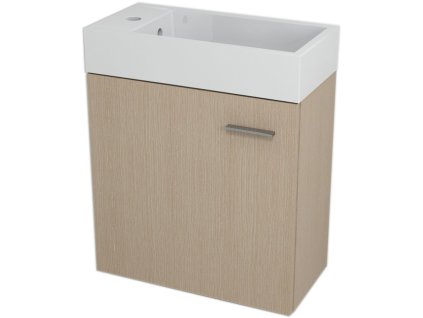 Sapho LATUS IV umyvadlová skříňka 49,5x50x25cm, Dub benátský (55597) - LT410-1414
