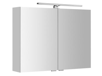 SAPHO RIWA galerka s LED osvětlením, 80x60x17cm, bílá RW082