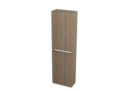 SAPHO Skříňka vysoká 40x140x20cm, levá/pravá, ořech bruno LA553LP