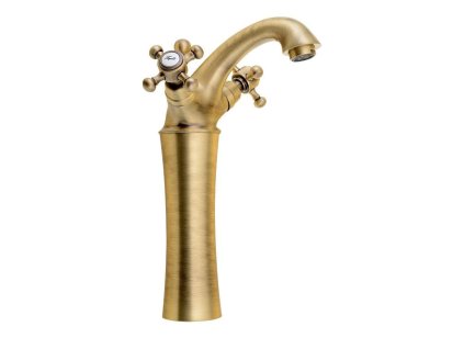 REITANO ANTEA stojánková umyvadlová baterie vysoká s výpustí, výška 245mm, bronz 3176L