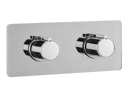 SAPHO RHAPSODY podomítková sprchová termostatická baterie, 2 výstupy, chrom (NU55L163) RH392