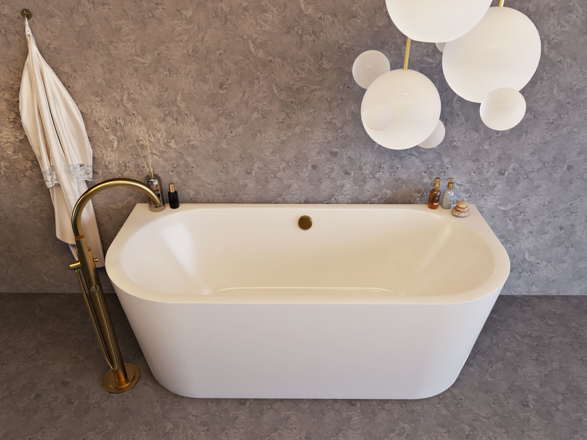 Santech VANA TIME GEMINI - D 169x74 cm, vana v interiéru, záběr 6