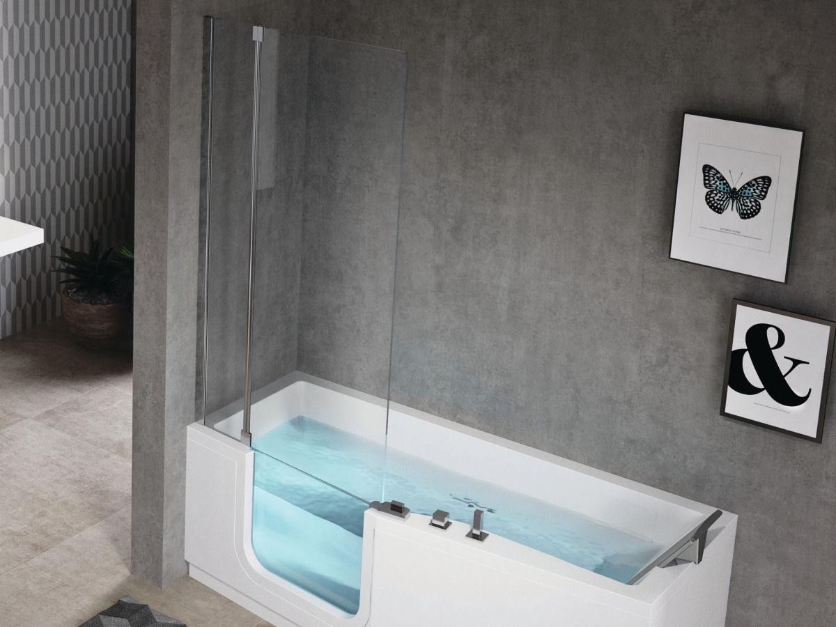 Santech Iris obdélníková vana s dvířky 160x80 cm SAIRI160, vana v interiéru