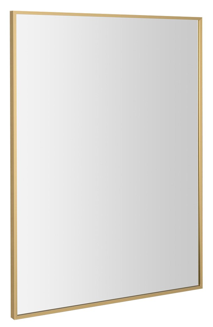 Sapho NOTION SLIM zrcadlo v rámu 60x80cm, zlato mat