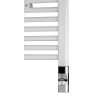 Elektrická topná tyč s termostatem a dálkovým ovládáním, 900 W, D-tvar, chrom HVD-900C