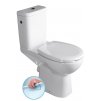 Sapho HANDICAP WC kombi zvýšený sedák, Rimless, zadní odpad, bílá K11-0221