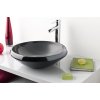 SAPHO MINIMAL umyvadlo na desku kulaté průměr 45x13,5 cm, černá (MN045.40000)
