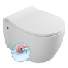 Sapho SENTIMENTI závěsná WC mísa, Rimless, 51x36 cm, bílá 10AR02007