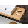 Ravak Deska pod umyvadlo š. 120 cm, hl. 55 cm, v. 5 cm,   dub  FORMY DESKA L   1200   X000000835  dub