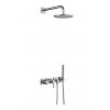 Hansa Designo sprchový set 220 s baterií pod omítku, s přepínačem pro 2 výstupy, chrom 44870041