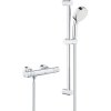 Grohe Grohtherm 800 Cosmopolitan sprchový set s termostatem na zeď, 2 proudy, chrom 34768000 1