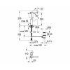 Grohe Lineare páková umyvadlová baterie, chrom 23296000 2