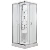 Parní masážní sprchový box s termo baterií Smaragd 90 x 90 cm čtverec