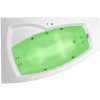 ARTTEC THALEILA SURF + CHROMO 160x105 cm hydromasážní akrylátová vana LEVÁ