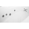 ARTTEC THALEILA SURF + CHROMO 160x105 cm hydromasážní akrylátová vana LEVÁ