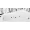 ARTTEC THALEILA SURF + CHROMO 160x105 cm hydromasážní akrylátová vana LEVÁ
