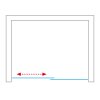 Roth KINEDOOR LINE KID2 Posuvné sprchové dveře 200 cm 970-2000000-00-02