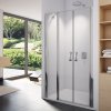 Sanswiss SWING-LINE SL32 dvoukřídlé sprchové dveře 80 - 140 cm