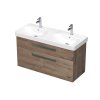Intedoor Sonata, skříňka s dvojumyvadlem Smyle Square 120 cm SO 120D 2Z