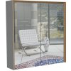 Intedoor OMP ZS, zrcadlová skřínka, 120x72 cm - OMP ZS 120 3D