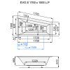 251505 santech evo s 170x100 cm technicky nakres