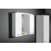 Aqualine ZOJA/KERAMIA FRESH galerka s LED osvětlením, 70x60x14cm, bílá 45025