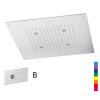 Sapho CHROMOTERAPIE hlavová sprcha 320x320mm, déšť, ovladač B, nerez lesk CH3232B