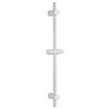 Sapho Sprchová tyč, posuvný držák, kulatá, 700mm, bílá mat SC014