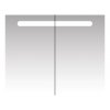Intedoor Zrcadlová skříňka s LED osvětlením a oboustraným zrcadlem, korpus bílý,   80×14×64 cm  TONIC ZS 80 01   TONIC ZS 80 01  80×14×64 cm