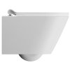Sapho KUBE X závěsná WC mísa, Swirlflush, 36x50cm, bílá dual-mat 941609