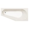 Polysan TIGRA R asymetrická vana 170x80x46cm, ivory 90611.40