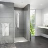 Roth LIMAYA LYE2+LZ Jednokřídlé sprchové dveře + set profilů LZ pro instalaci do niky 80 cm LYE2/800_LZ