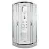 ARTTEC BRILIANT 90x90 cm - Parní masážní sprchový box model 9 grape sklo