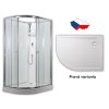ARTTEC SIRIUS 120x90 cm - Sprchový box model 1 čiré sklo pravá vanička