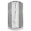 ARTTEC BRILIANT 90x90 cm - Sprchový box model 3 šedé sklo
