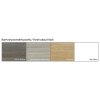 Ravak Panel čelní MDF 160 bílá 1604 x 565 mm X000001696
