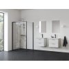 Ravak Blix II NBLDP2+NBLPS sprchový kout obdélníkový 100x80 cm