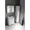 Aqualine ZOJA/KERAMIA FRESH skříňka vysoká s košem 35x184x29cm, bílá 51230
