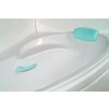 Polysan NAOS R asymetrická vana 180x100x43cm, bílá 47111