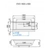 Santech Evo obdélníková vana 180 x 80 SAEV180