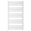 Otopné těleso / radiátor / topný žebřík: SAPHO NEVEL otopné těleso 555 x 1043mm, 440 W, bílá (H-610) NV610 od značky Sapho. Série: Nevel. Šířka: 555 mm. Výška: 1043 mm. Výkon: 440 W. Barva: Bílá mat. Materiál: Ocel. Možnost vytápění: Kombinované vytápění, Ústřední vytápění. Doporučená topná tyč o výkonu: 400 W. Doporučené umístění: Koupelna. Rozměry (šxv): 555 x 1043 mm. Rozteč připojení přesně: 515 mm. Styl: Designový. Tvar: Designový, Tvar H. Připojení: Boční připojení.