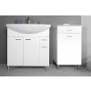 Aqualine ZOJA/KERAMIA FRESH skříňka spodní s košem 50x78x29cm, bílá 51310