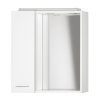 Aqualine ZOJA/KERAMIA FRESH galerka s LED osvětlením, 60x60x14cm, levá, bílá 45021