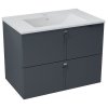 Sapho MITRA umyvadlová skříňka 74,5x55x45,2 cm, antracit MT072