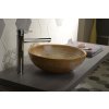 SAPHO ATTILA keramické umyvadlo, průměr 42,5 cm, hnědá
