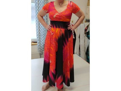 104479 viskozovy uplet 190 g m2 oranzovy plamenny vzor ok01 v220208a