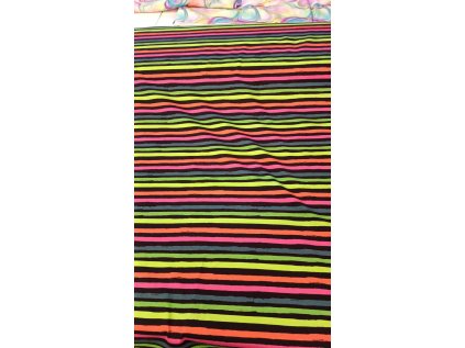 11155 2 bavlneny uplet light neon prouzky inv